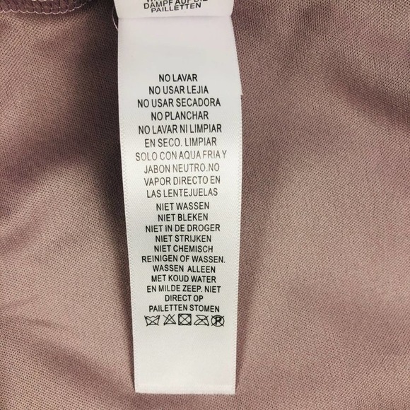 Adrianna Papell Sequin Lace Blush Pink Dress 4 - Picture 6 of 9